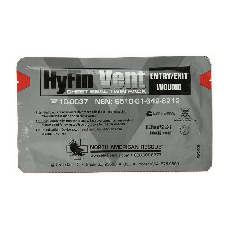 Окклюзионный пластырь HyFin Vent для грудной клетки от магазина Мандривник Украина