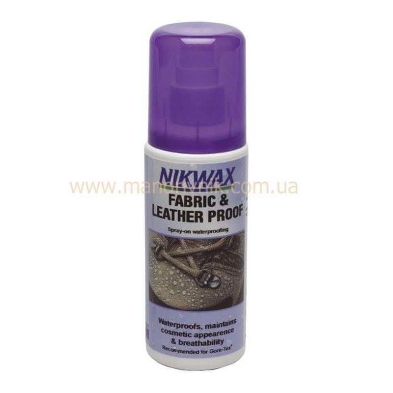 Просочення для взуття Nikwax Fabric & leather sprey 125 мл