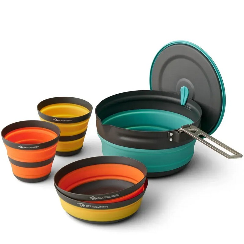 Набор посуды Sea to Summit ACK026031 Frontier UL Collapsible One Pot Cook Set w/2.2L Pot  2P