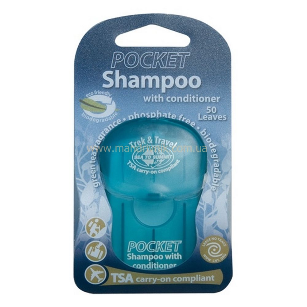 Шампунь Sea to Summit ATTPCS Pocket Cond Shampoo 50 листов от магазина Мандривник Украина