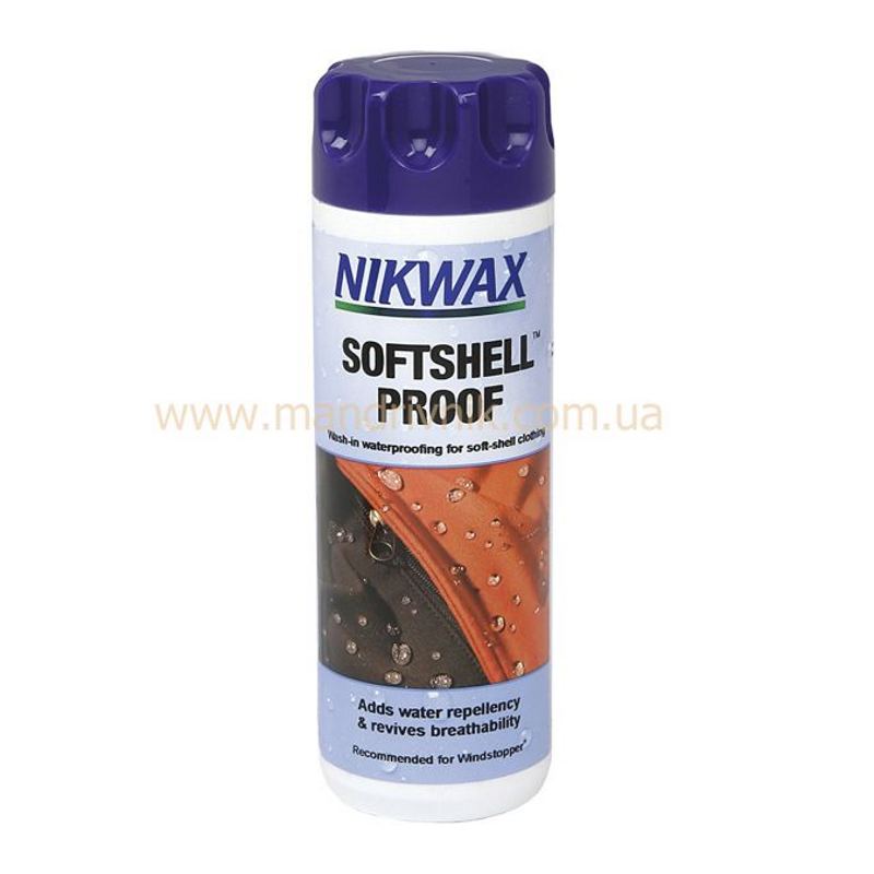 Пропитка для софтшелов Nikwax Soft shell proof Wash 300 мл от магазина Мандривник Украина