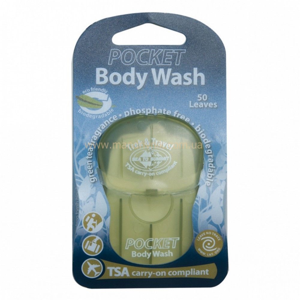 Мило Sea to Summit ATTPBW Pocket Body Wash Soap 50 аркушів