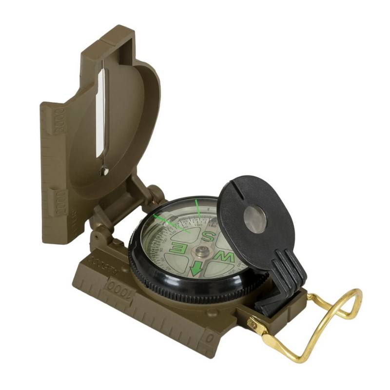 Компас Highlander Heavy Duty Folding Compass Olive (COM005)