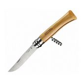 Нож Opinel 10 VRI Corcscrew бук со штопором от магазина Мандривник Украина