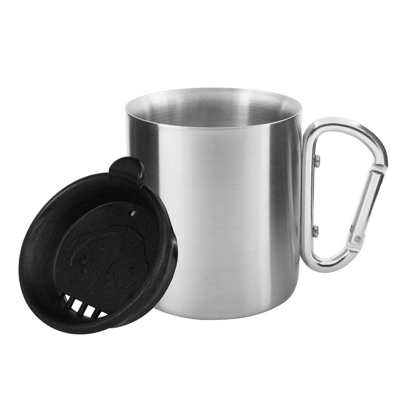 Термокружка Tatonka 4134 Thermo Mug Carabiner 250 с карабином от магазина Мандривник Украина