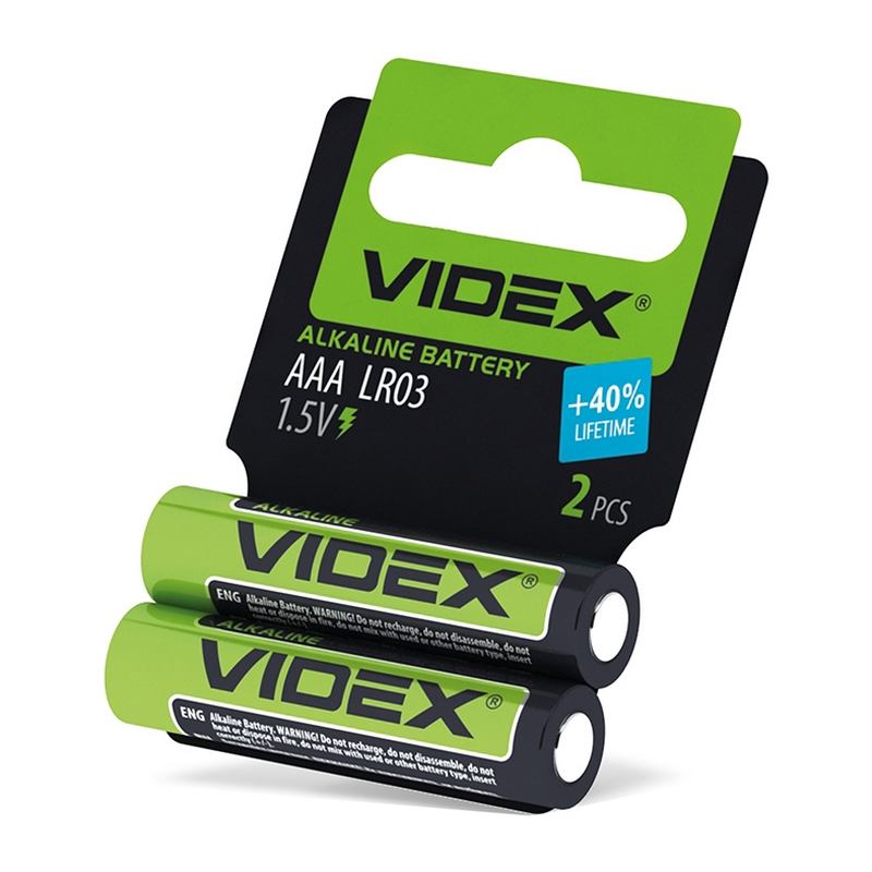 Батарейка Videx LR03/AAA лужна