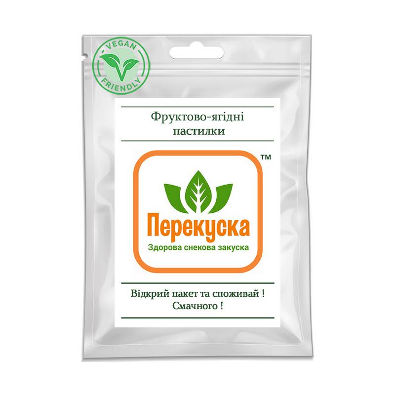 Фруктово-ягодные пастилки Перекуска от магазина Мандривник Украина