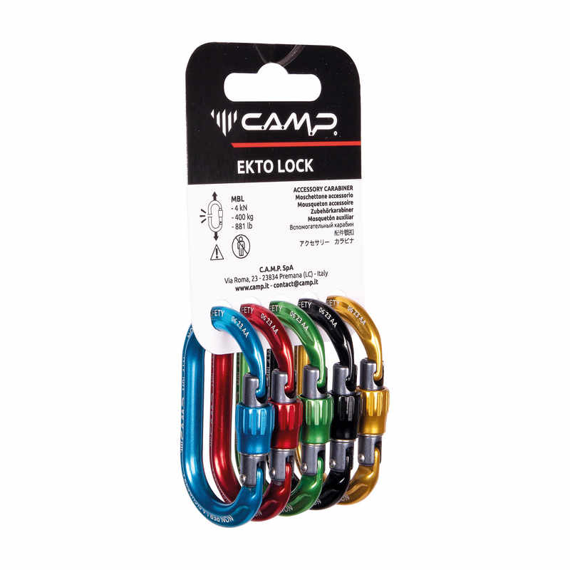 Набор карабинов Camp 3513 Rack Pack Ekto Lock - 5 шт