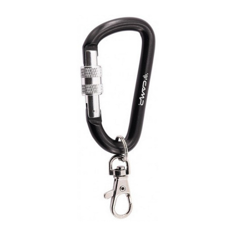 Карабин Camp 1424 "D" 80 mm Lock Key Ring Carabiner от магазина Мандривник Украина