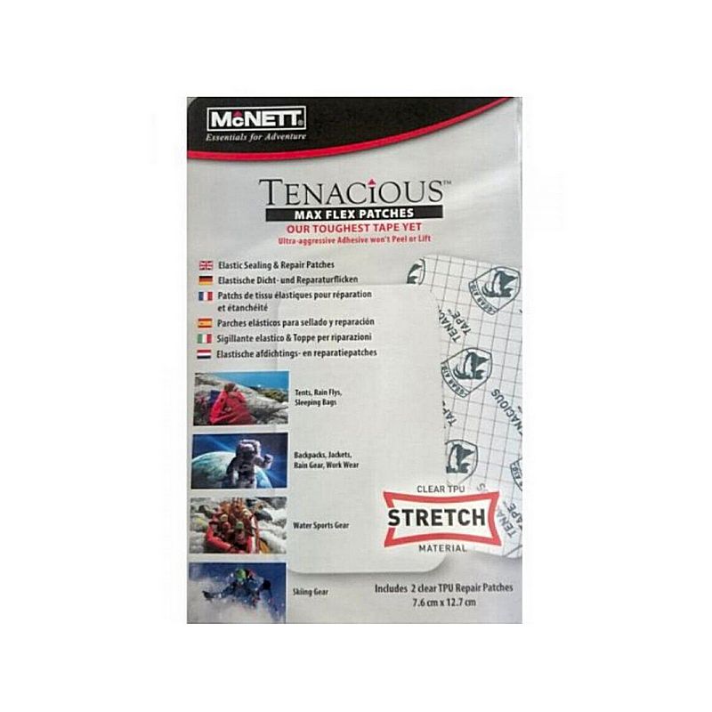 Латки для ремонту  McNett Tenacious Tape Flex Patches 2 * 7.6 * 12.7  см