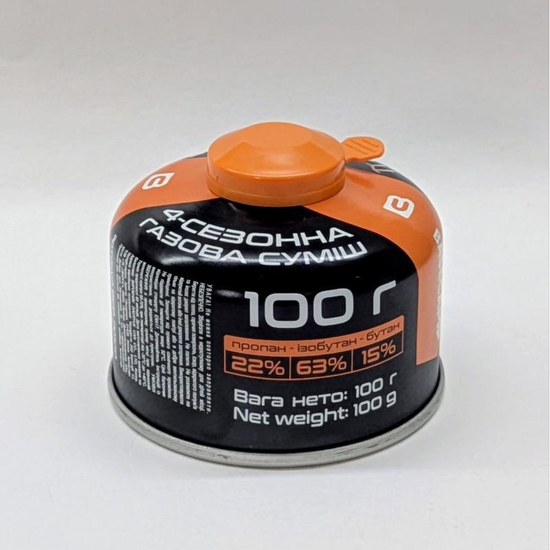 Баллон газовый Base Camp BCP 70100 4 Season Gas 100 g от магазина Мандривник Украина