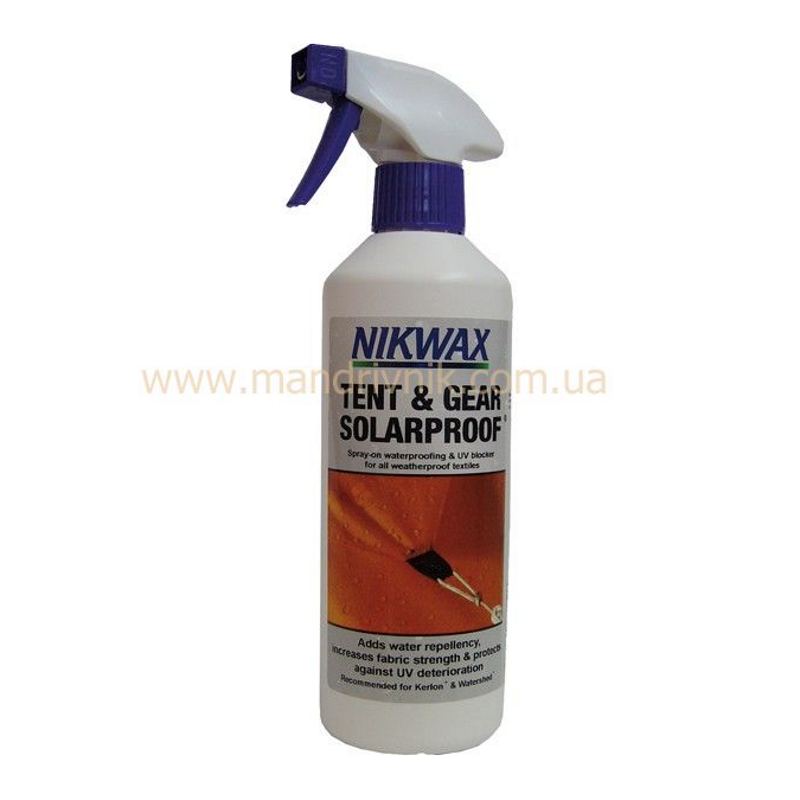 Пропитка для снаряжения Nikwax Tent & gear solarproof 500 мл от магазина Мандривник Украина