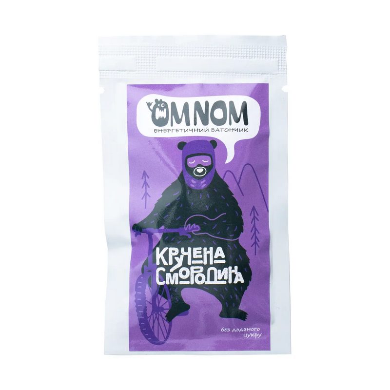 Батончик энергетический OM-NOM смородина "Кручена смородина"