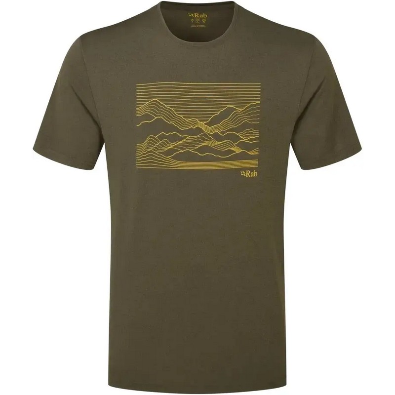 Футболка Rab QCC-01 Mantle Outline Tee от магазина Мандривник Украина