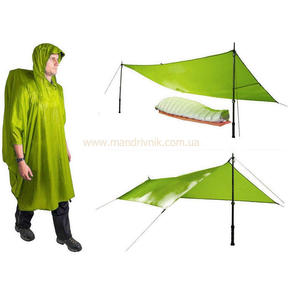 Плащ пончо Sea to Summit Nylon Tarp Poncho от магазина Мандривник Украина