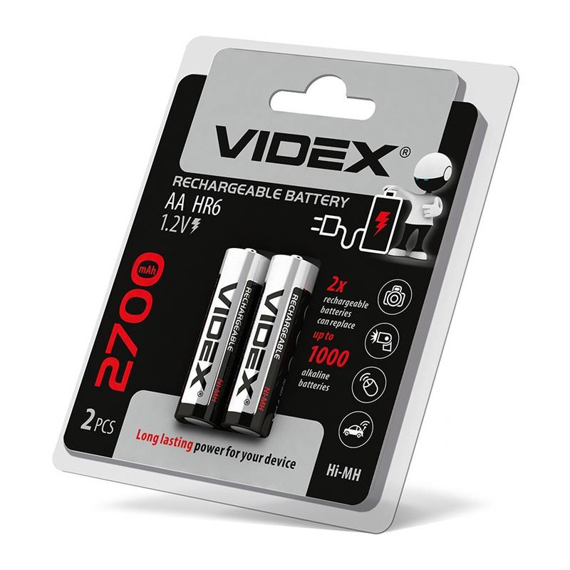 Акумулятор Videx Ni-MH HR6/AA 2700mAh