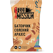 Батончик Food Mission (Green Tramps) солёный арахис от магазина Мандривник Украина
